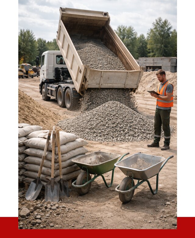 Доставка нерудных материалов в Спасске-Дальнем от 1242 руб. | ПРОНЕРУДСпс