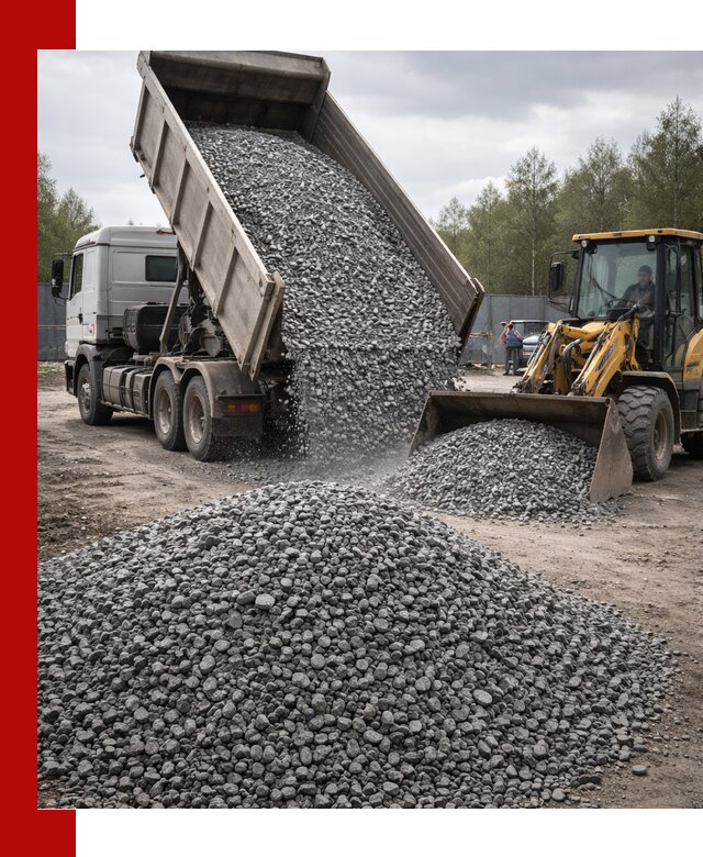 Доставка и продажа щебня гранитного в Спасске-Дальнем
