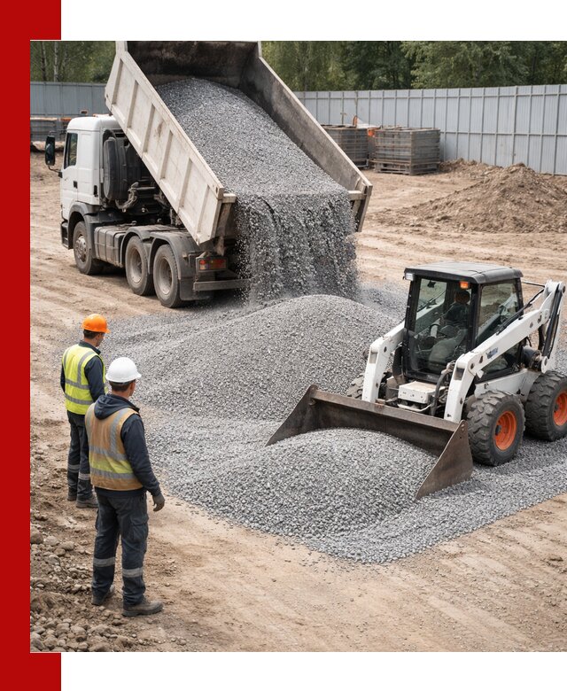 Доставка и продажа гранитного щебня фракции 0-5 в Спасске-Дальнем