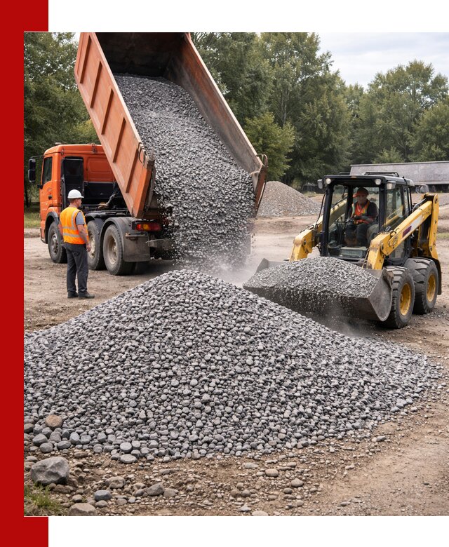 Купить гранитный щебень фракции 5–10 в Спасске-Дальнем с доставкой