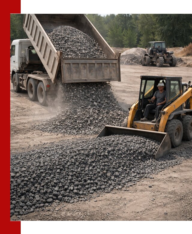Гранитный щебень фракция 40-70 с доставкой в Спасске-Дальнем