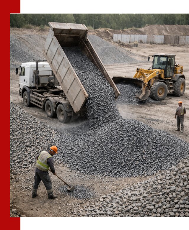 Щебень габбро-диабаз фр. 5-20 с доставкой в Спасске-Дальнем