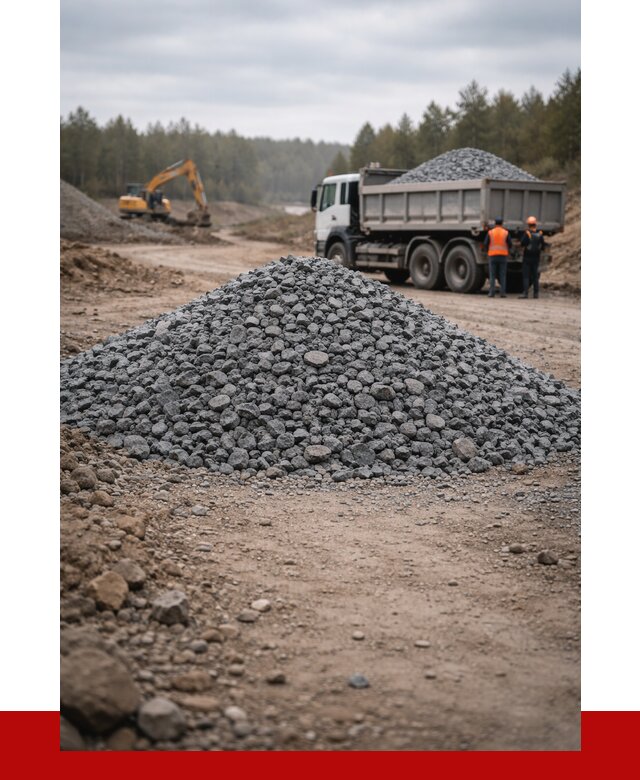 Щебень габбро диабаз фракция 40-70 в Спасске-Дальнем от 2276 р-ПРОНЕРУДСпс