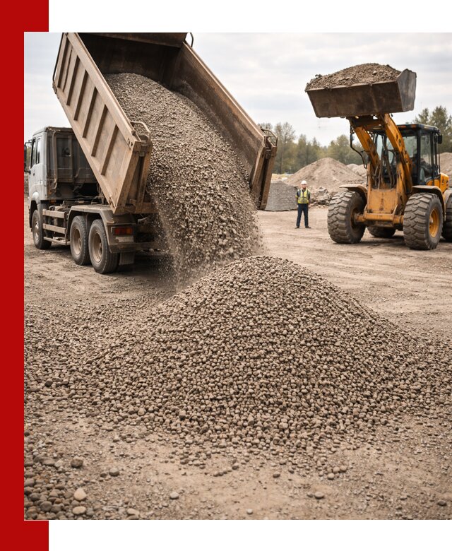 Гравийный щебень фракция 3–10 с доставкой в Спасске-Дальнем