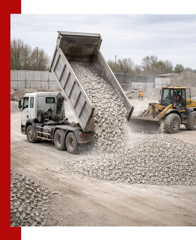 Доставка и продажа известнякового щебня в Спасске-Дальнем