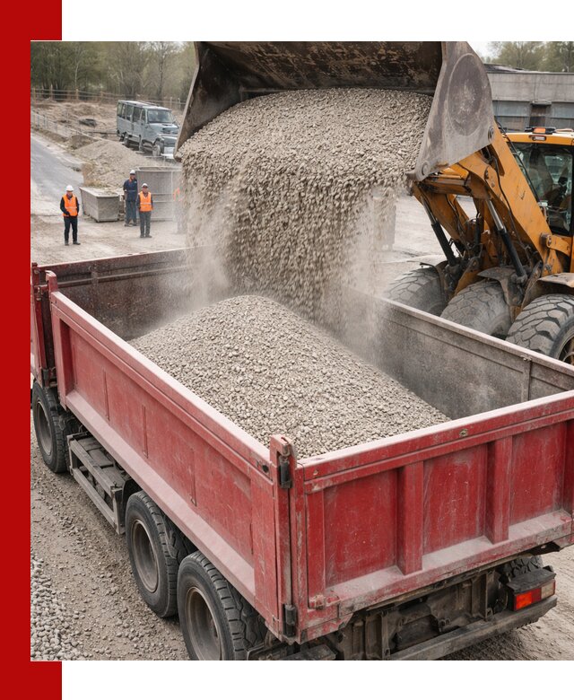 Купить известняковый щебень фракции 0-5 с доставкой в Спасске-Дальнем