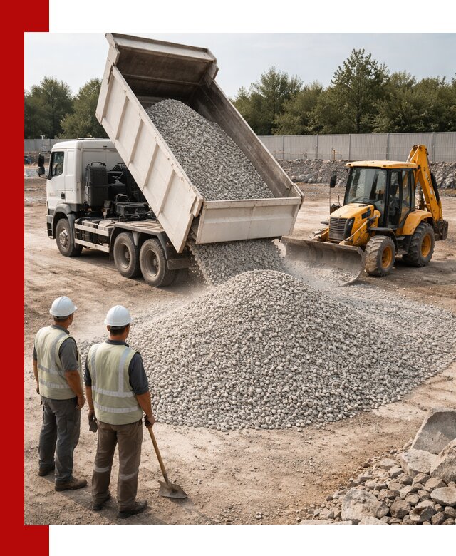 Купить известняковый щебень фракции 5–10 мм с доставкой в Спасске-Дальнем