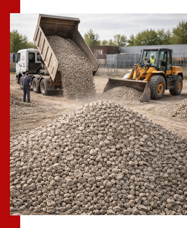 Доломитовый щебень фракции 20–41 с доставкой в Спасске-Дальнем