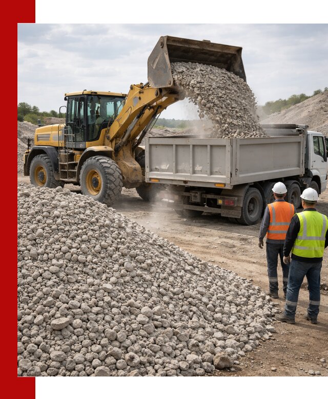 Доломитовый щебень фракция 40–71 доставка и продажа в Спасске-Дальнем