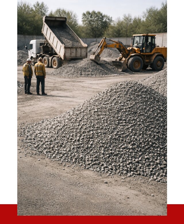 Вторичный щебень фр. 5-20 в Спасске-Дальнем от 1656 р. - ПРОНЕРУДСпс