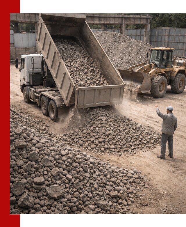 Вторичный щебень фракция 20-40 с доставкой в Спасске-Дальнем