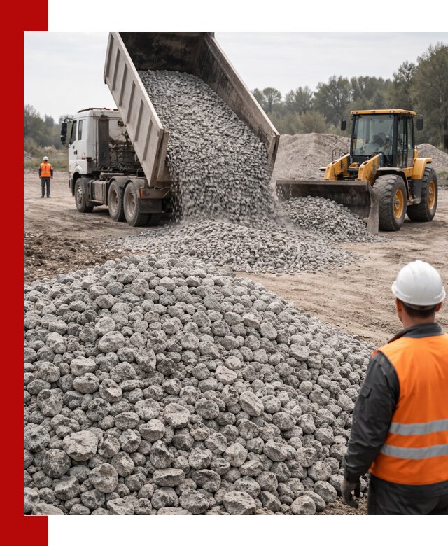 Доставка бетонного щебня фракции 20-40 в Спасске-Дальнем