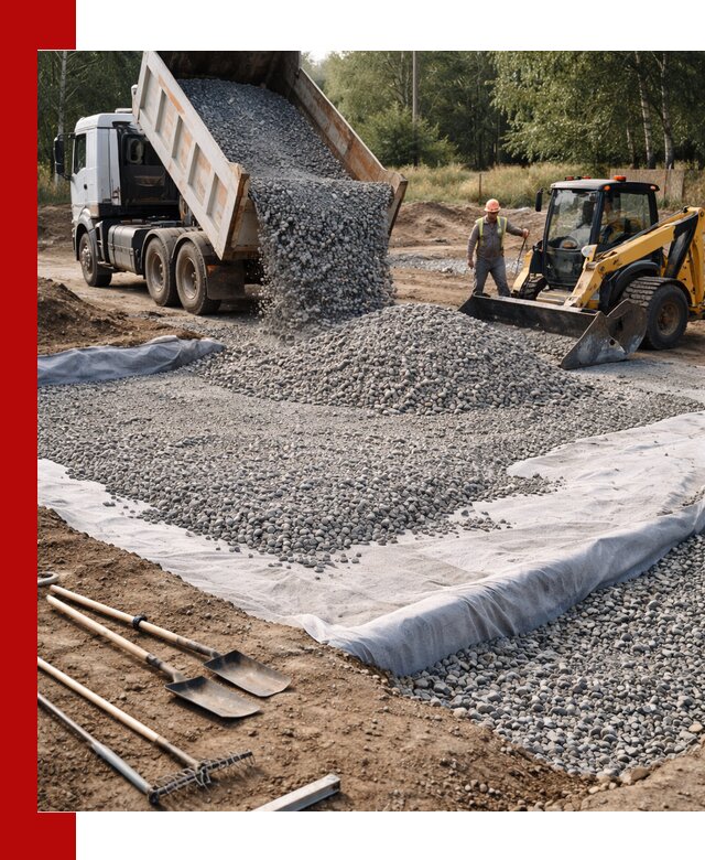 Щебень для фундамента с доставкой в Спасске-Дальнем