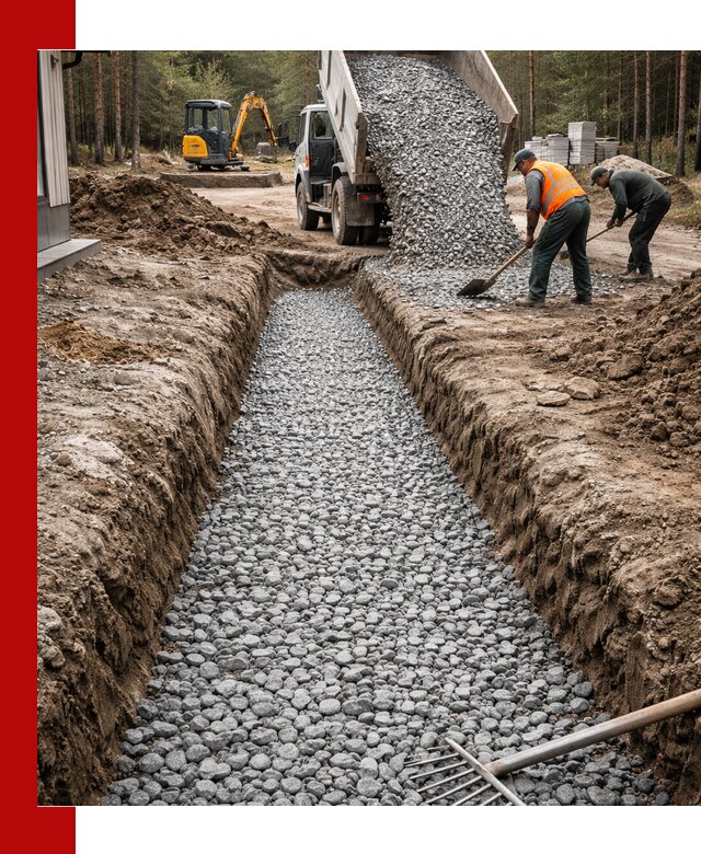 Щебень для дренажа с доставкой в Спасске-Дальнем высокого качества