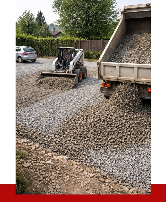 Щебень для парковки в Спасске-Дальнем с доставкой от 1242 р.| ПРОНЕРУДСпс