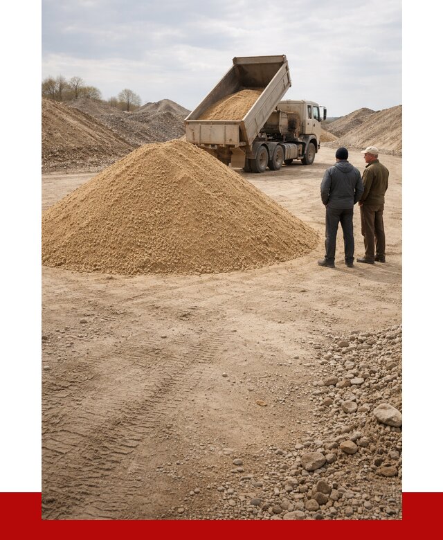 Карьерный песок крупнозернистый в Спасске-Дальнем от 8795 р | ПРОНЕРУДСпс