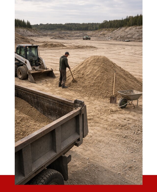 Карьерный песок среднезернистый в Спасске-Дальнем, от 2276 р. ПРОНЕРУДСпс