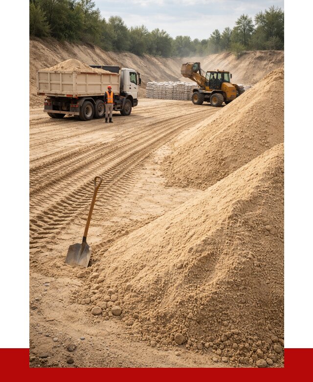 Карьерный песок мелкозернистый в Спасске-Дальнем от 9312 р. | ПРОНЕРУДСпс