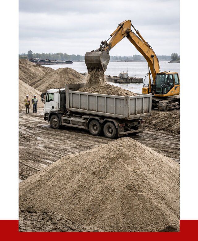 Купить речной песок навалом в Спасске-Дальнем от 1862 р., ПРОНЕРУДСпс
