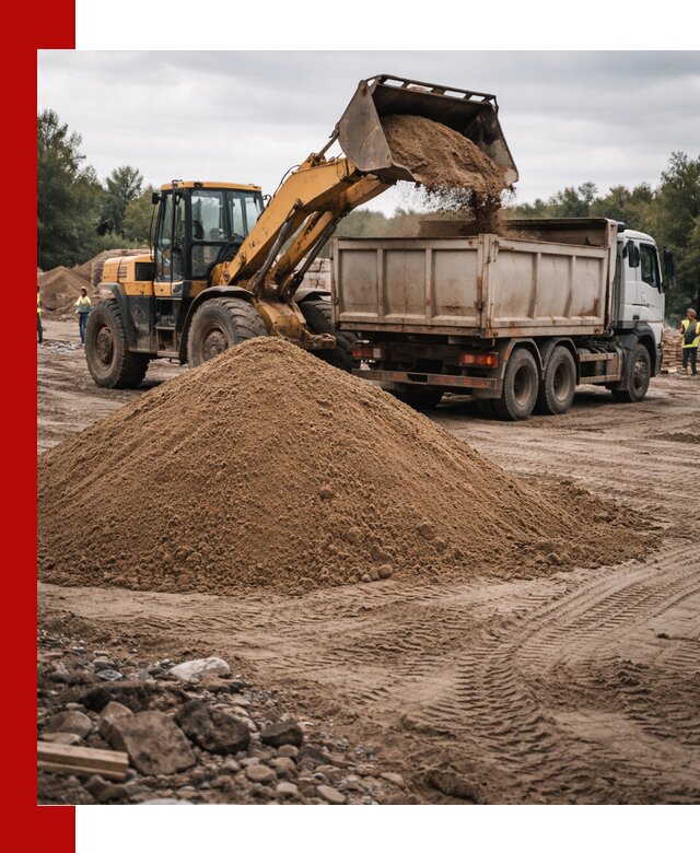 Доставка речного песка навалом в Спасске-Дальнем быстро и выгодно