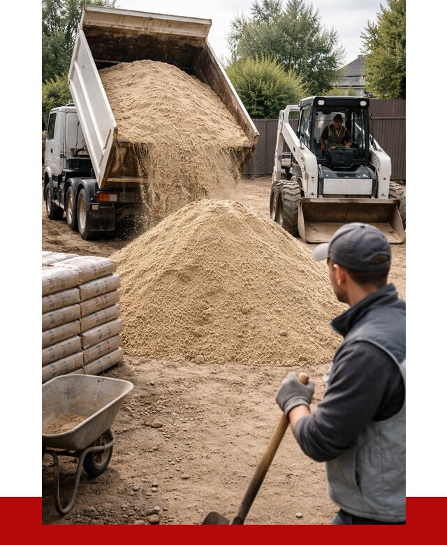 Мытый речной песок с доставкой в Спасске-Дальнем от 1500 р. | ПРОНЕРУДСпс