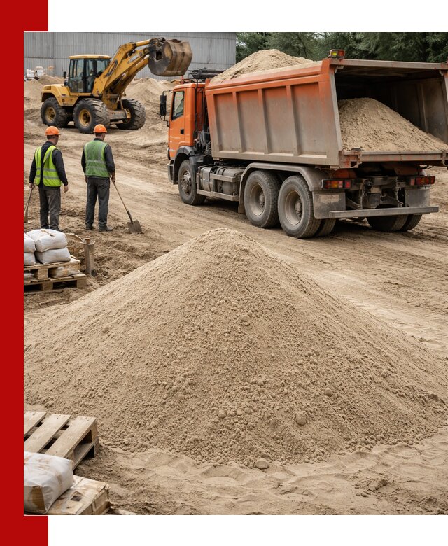 Доставка и продажа мытого речного песка в Спасске-Дальнем