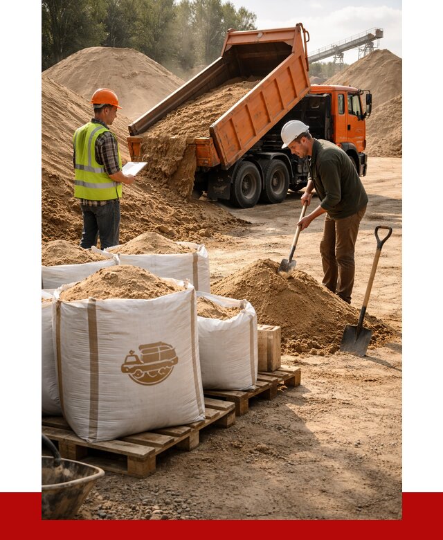 Строительный песок в Спасске-Дальнем от 2276 р. с доставкой, ПРОНЕРУДСпс