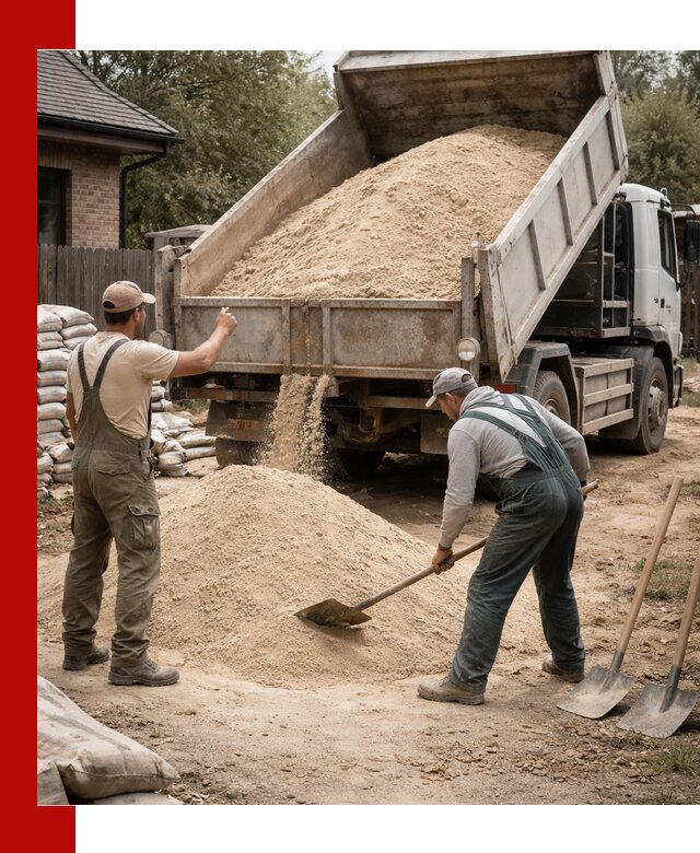 Песок для штукатурки с доставкой в Спасске-Дальнем качественный и чистый