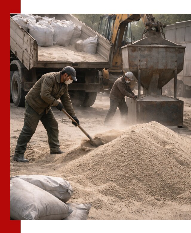 Кварцевый песок для пескоструя в Спасске-Дальнем — доставка и качество