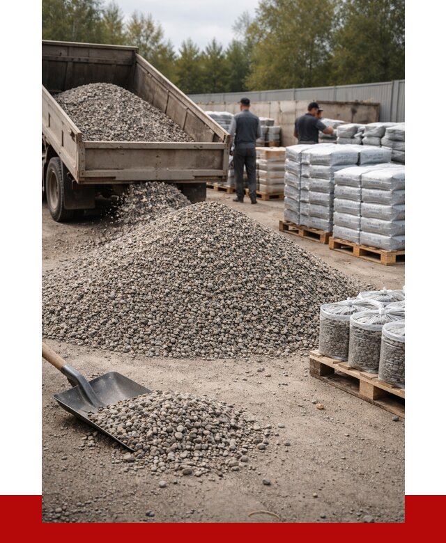 Гравий фракция 5-20 в Спасске-Дальнем купить от 2380 р. ПРОНЕРУДСпс
