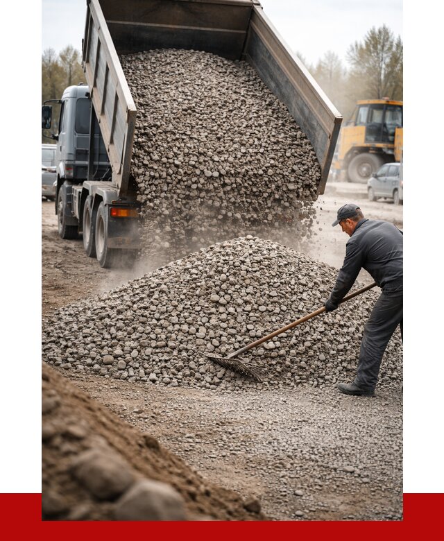 Гравий фракция 20-40 в Спасске-Дальнем от 2587 р. доставка | ПРОНЕРУДСпс