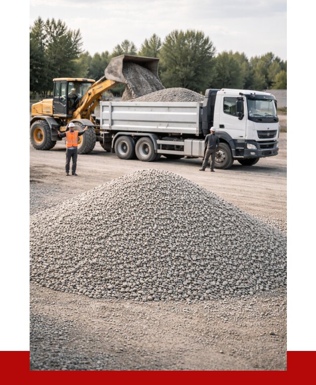 Купить мытый гравий в Спасске-Дальнем от 3621 р, доставка ПРОНЕРУДСпс