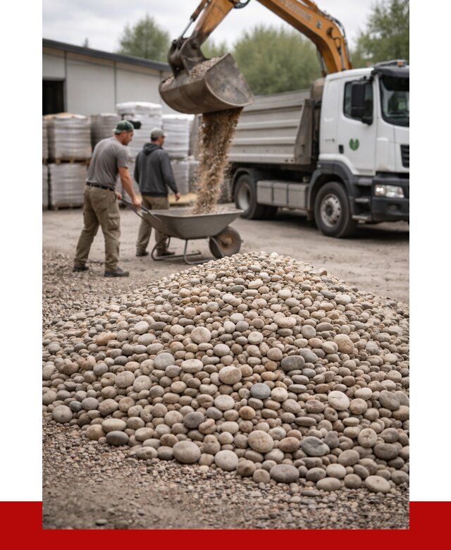 Галька декоративная в Спасске-Дальнем от 3311 р. за куб | ПРОНЕРУДСпс