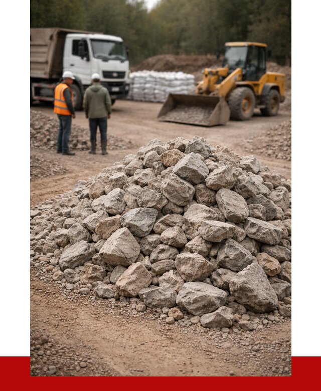 Купить бутовый камень с доставкой в Спасске-Дальнем от 2380 р. | ПРОНЕРУДСпс