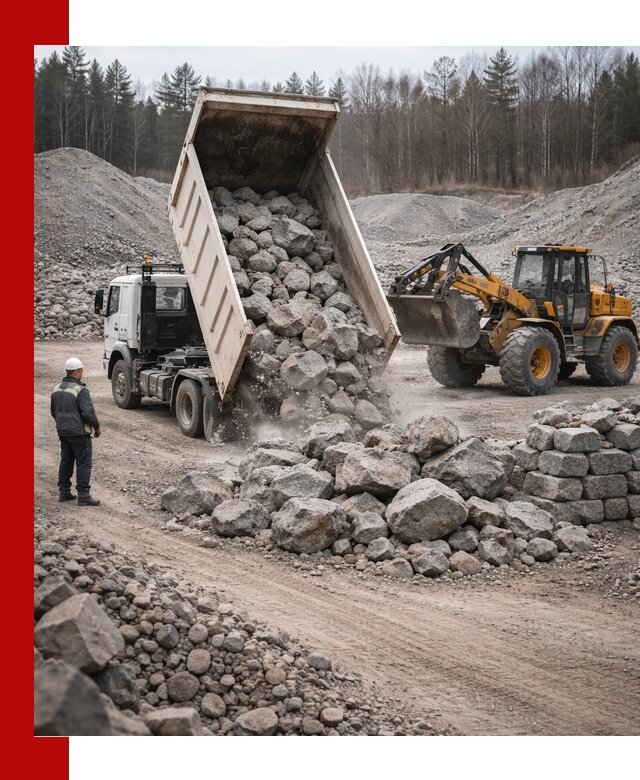 Доставка и продажа бутового гранитного камня в Спасске-Дальнем