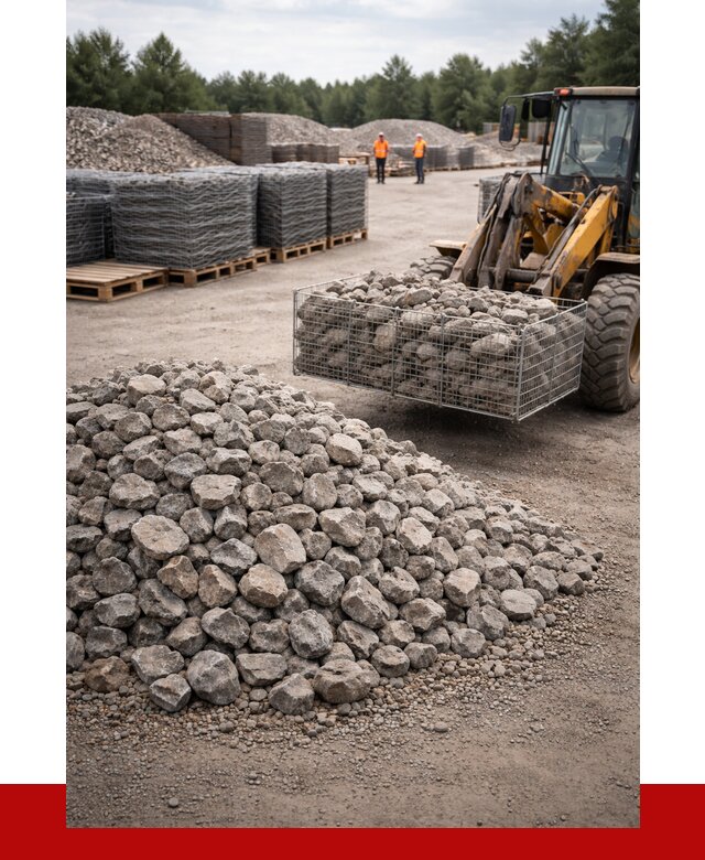 Камень для габионов фракция 70-150 в Спасске-Дальнем от 4346 р. | ПРОНЕРУДСпс