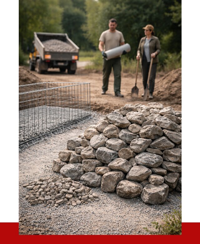 Камень для габионов фракция 100-200 в Спасске-Дальнем от 4967 р. | ПРОНЕРУДСпс