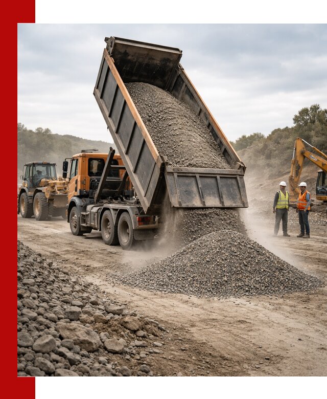 Щебёночно-песчаная смесь ЩПС С1 с доставкой в Спасске-Дальнем