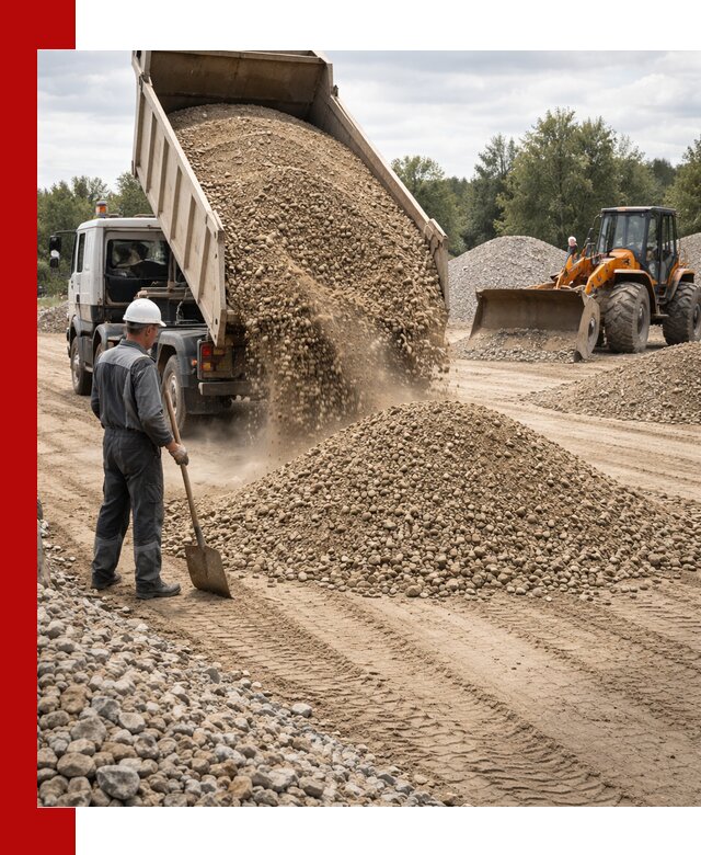 Доставка щпс С3 в Спасске-Дальнем самосвалами и бортовыми грузовиками