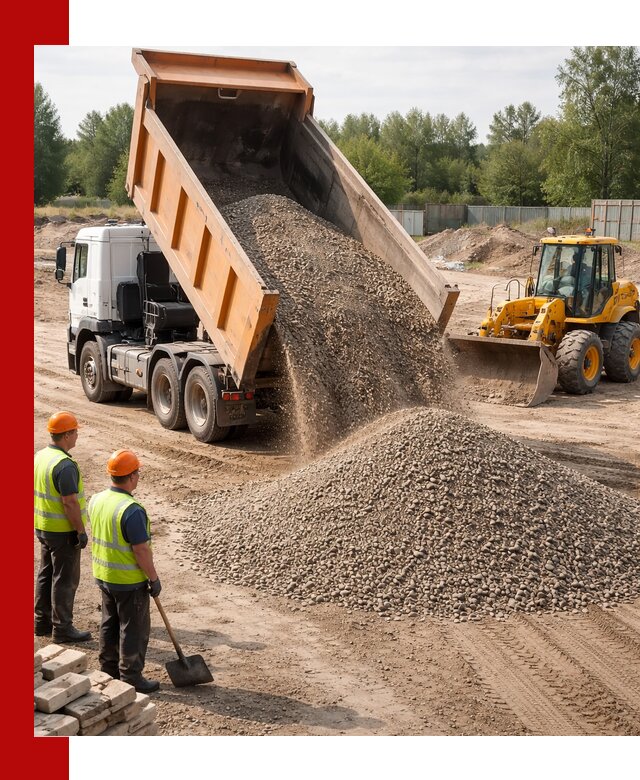 Доставка щебёночно-песчаной смеси ЩПС С7 в Спасске-Дальнем