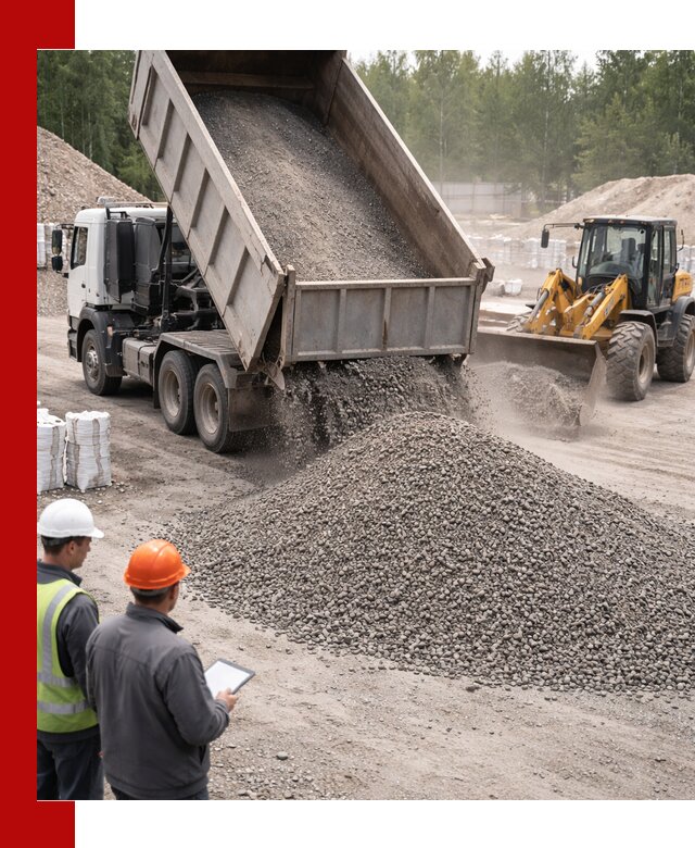 Доставка и продажа гранитного отсева 0-10 в Спасске-Дальнем