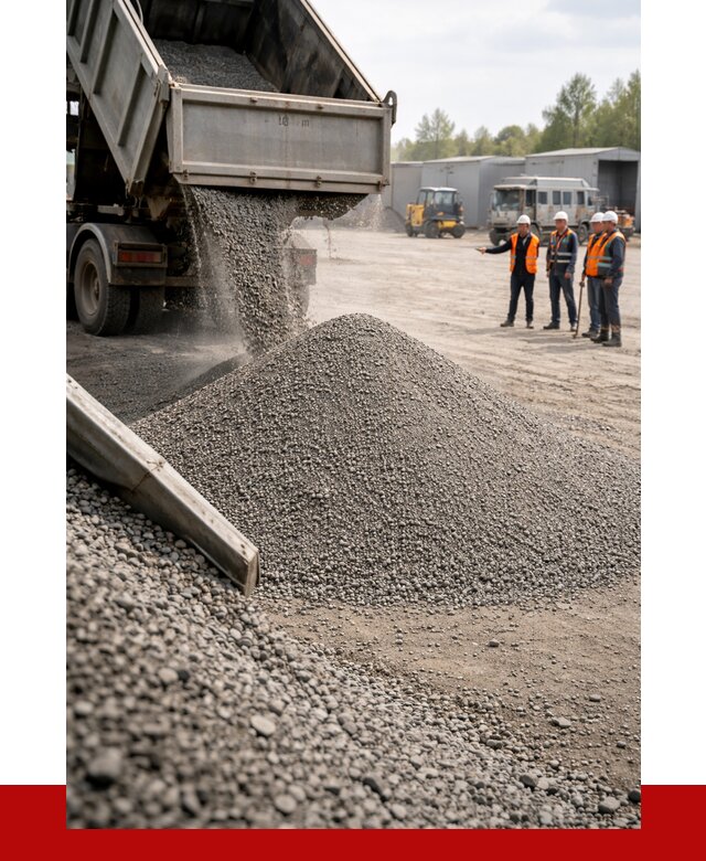 Гравийный отсев 0-5 в Спасске-Дальнем от 1242 р. с доставкой | ПРОНЕРУДСпс