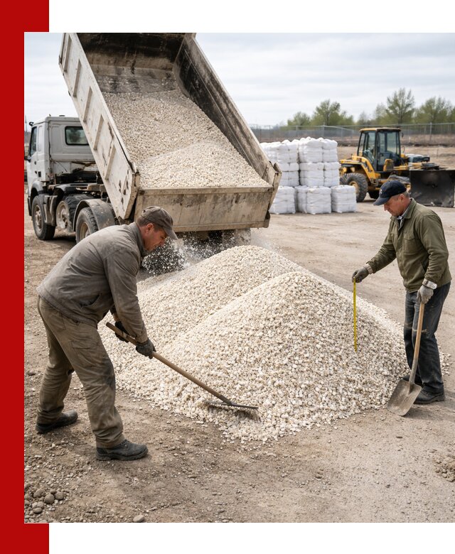 Мраморная крошка с доставкой и разгрузкой в Спасске-Дальнем