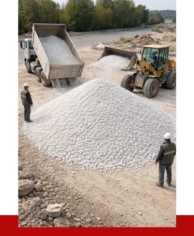 Белая мраморная крошка в Спасске-Дальнем от 4346 р. с доставкой | ПРОНЕРУДСпс