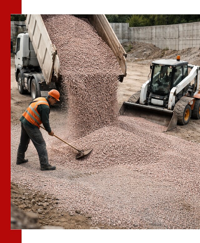 Крошка розовый гранит с доставкой в Спасске-Дальнем от производителя