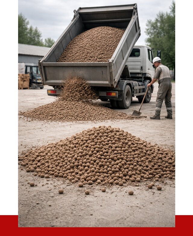 Керамзит с доставкой в Спасске-Дальнем от 4346 р. за м3 | ПРОНЕРУДСпс