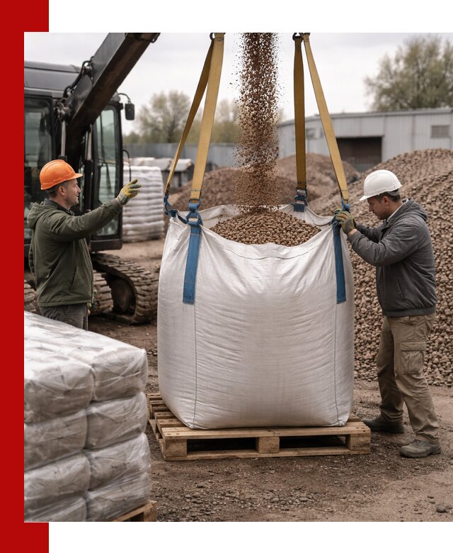 Керамзит в биг-бегах с доставкой в Спасске-Дальнем