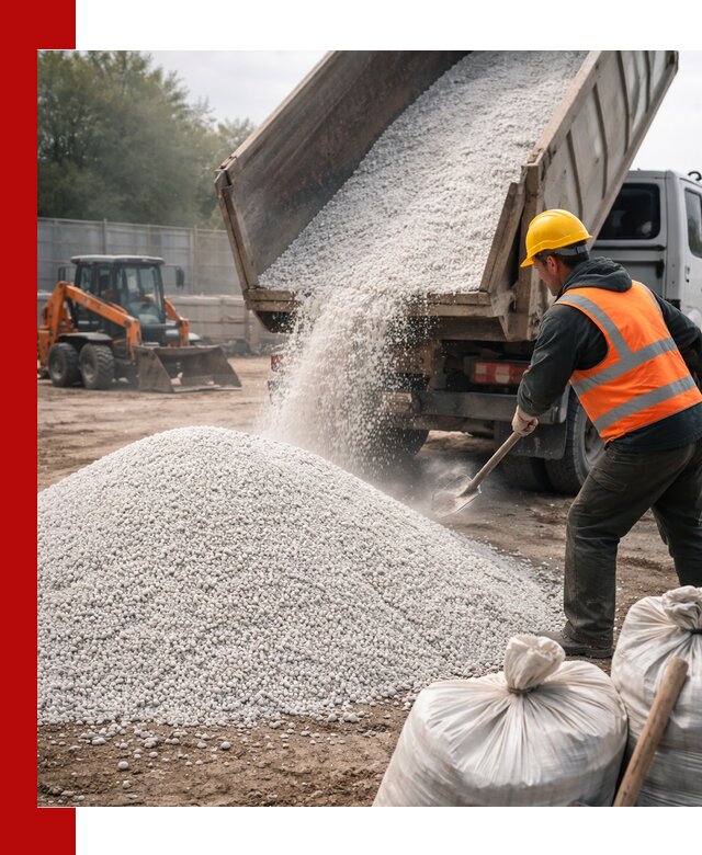 Доставка перлита вспученного в Спасске-Дальнем оптом и в розницу