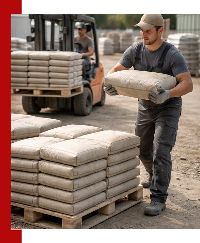 Доставка цемента в мешках оптом и в розницу в Спасске-Дальнем