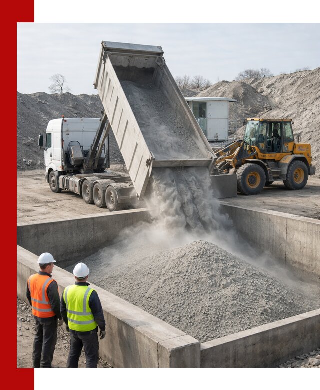 Доставка цемента навалом в Спасске-Дальнем крупными партиями